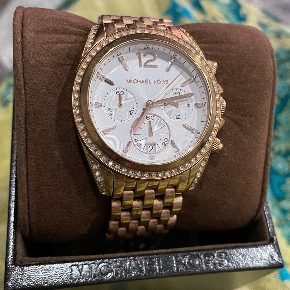 MK Rose Gold Watch
